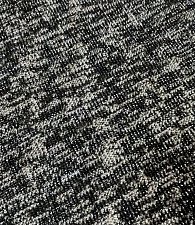 Трикотаж тонкая вязка серебро черный